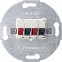 Мех-зм аудио 2 пары зажимов (стерео) 10мм2, белый