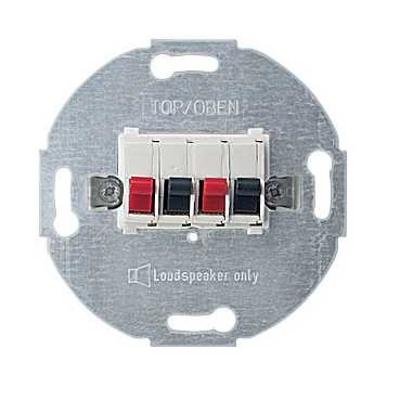 Мех-зм аудио 2 пары зажимов (стерео) 10мм2, белый