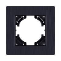 Рамка 1-постовая, черный Kollinger Eleganz Plex EP1BK