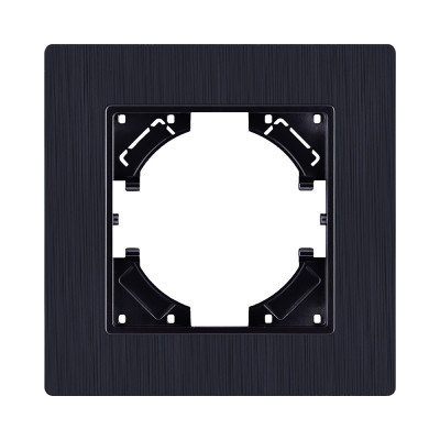 Рамка 1-постовая, черный Kollinger Eleganz Plex EP1BK