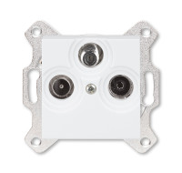 5011H-A03303 03W - Розетка TV-R-SAT ABB Levit единственная белый - 2CHH083303A6003