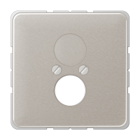 Крышка для 2-х гнезд; платина, CD562PT