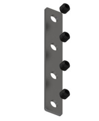 Denkirs TR2018-AL Комплект прямых соединителей трека SLOTT, алюминий