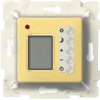 FD18004OB-A Fede Fede Терморегулятор многофункциональный с LCD монитором,beige + brass front cover bright gold