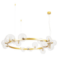 Arte Lamp VINCENT, Люстра, цвет арматуры - ЗОЛОТО, цвет плафона/декора - ПРОЗРАЧНЫЙ, 24х40W G9, A7790SP-24GO