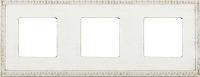 FD01213BD Fede Toledo Provence Рамка 3-ная, White Decape