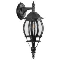 Светильник садово-парковый, 100W 230V E27 черный, 8102/PL8102 (на стену вниз), Feron 11098