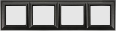 Рамка 4-поста; Eco Profi  Standart; термопласт; антрацит, EPS484AN