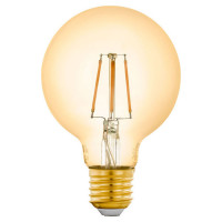 12572 Светодиодная филаментная лампа CONNECT G80, 5,5W (E27) L120, ?80, 2200K, 500lm, янтарь