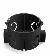 Chint Коробка установочная D68x62мм для скрытого монтажа в кирпичных стенах (с саморезами) черная, 8810003 Chint Коробка установочная D68x62мм для скрытого монтажа в кирпичных стенах (с саморезами) черная, 8810003