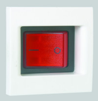 Simon SConnect Выключатель с подсветкой, биполярный, 16А, K45, 45х45мм, белый, KL04-9