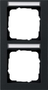 110209 Gira Рамка 2-я вертикальная с полем для надписи