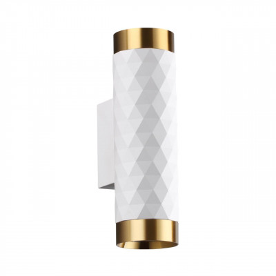 4286/2W HIGHTECH ODL22 263 белый/золотистый/металл Настенный светильник IP20 LED GU10 max 2*10W AD ASTRUM