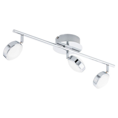 95631 Светодиод. спот SALTO, 3х5,4W(LED), L560, сталь, хром/пластик, мат.