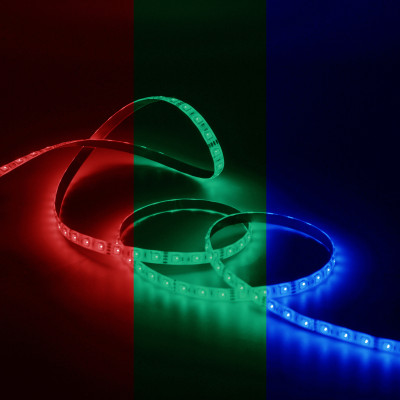 Лента Gauss LED 5050/30-SMD 7.2W 12V DC RGB (блистер 5м), 312000407