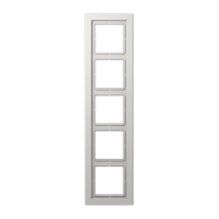 Рамка 5-кратная; светло-серая, LSD985LG