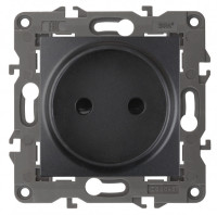 ЭРА 14-2105-05 Elegance Антрацит Розетка б/з