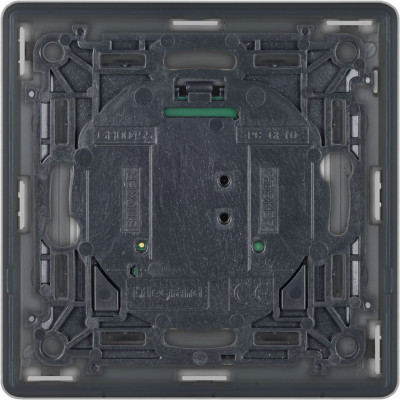 752387 - Valena Life with NETATMO.Умный беспроводной выключатель 2-клавишный.Цвет Алюминий