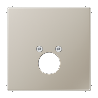 Крышка для одного гнезда подключения громкоговорителя; благородная сталь, ES2962-1