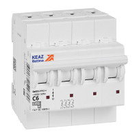 КЭАЗ OptiDin BM63 Автоматический выключатель 4P 6А C 4,5кА AC (BM63-4C6-4,5-УХЛ3) КЭАЗ OptiDin BM63 Автоматический выключатель 4P 6А C 4,5кА AC (BM63-4C6-4,5-УХЛ3)