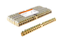 Шина "N" нулевая 6х9мм 20/1 (20 групп/крепеж по центру) TDM Electric, SQ0801-0044