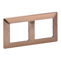 Legrand Valena LIFE.Рамка "Медь".2-постовая универсальная, 754162 Legrand Valena LIFE.Рамка "Медь".2-постовая универсальная, 754162