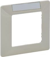 Legrand Рамка 1 пост с держателем для маркировки - Legrand Etika - слоновая кость, 672516