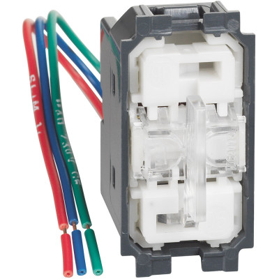 K4027H Bticino LIVING NOW. Выключатель индикации "Уборка/Не беспокоить" 1 модуль., K4027H