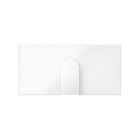 Simon 10000051-130 Накладка узкого вывода кабеля цвета белый глянец S100