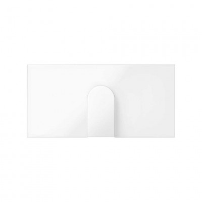 Simon 10000051-130 Накладка узкого вывода кабеля цвета белый глянец S100