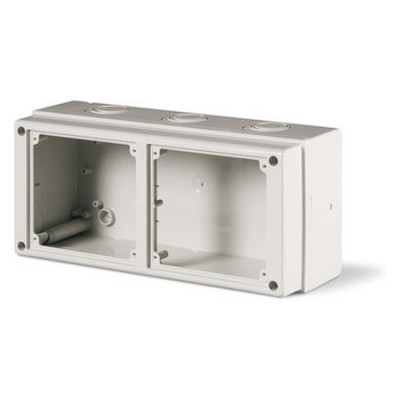 Корпус на 2 поста с основанием 136х125 мм. Тип M150 (упак. 6шт), ДКС DIS6721200