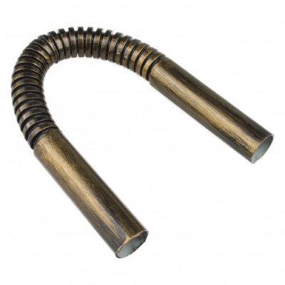 BIRONI Пластик Бронза Угол соедин. для труб плавный D16 1шт/уп, BTU1-16-25-1