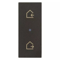 Vimar Клавиша 1M аксиальная с символом сценарий черная, 31000A.SG