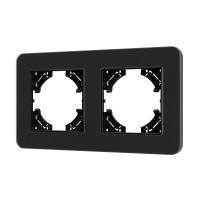 049709 - Рамка стеклянная FRM-OMALI-SFGS-2-BK (Arlight, -)