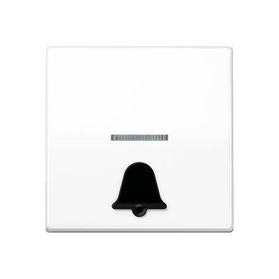 Клавиша для выключателя с символом "звонок"; белая, AS591K1KO5WW