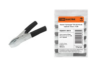 Зажим "крокодил" ЗК 10А 50мм черный (10шт) TDM Electric, SQ0541-0010