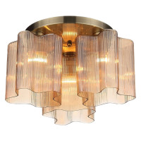 ST LUCE SL117.302.03 Люстра потолочная ST-Luce Бронзовый/Янтарный E27 3*60W