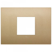 Vimar Накладка CLASSIC на 2 модуля центрально золото матовое, 19652.78 Vimar Накладка CLASSIC на 2 модуля центрально золото матовое, 19652.78