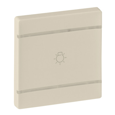 Legrand Valena LIFE MyHome.Лицевая панель для механизмов BUS/SCS.С символом "Освещение".2 модуля.Слоновая кость, 755231