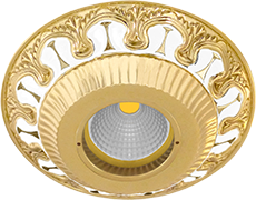 FD1019OPEN Fede Светильник встраиваемый SMALTO ITALIANO, Pearl White