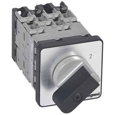 Legrand Переключатель на 2 направления - без положения ''0'' - PR 12 - 4П - 8 контактов - крепление на дверце, 027463