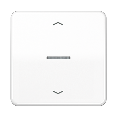 Клавиша для KNX кнопки, 1 группа с окошком и символами "стрелки"; дюропласт; белый, CD101KO5PWW