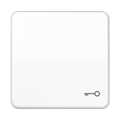 Клавиша ударопрочная с символом "ключ"; белая, CD590BFTWW