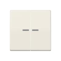 Клавиши для сдвоенного выключателя с окошком для подсветки; термопласт; слоновая кость, AS591-5KO5BF Клавиши для сдвоенного выключателя с окошком для подсветки; термопласт; слоновая кость, AS591-5KO5BF