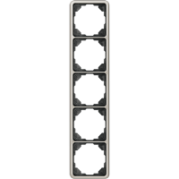 Рамка для вертикальной и горизонтальной установки, 5-кратная; платина, CD585PT