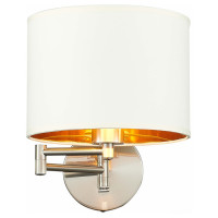 Evoluce SLE300551-01 Светильник настенный Никель/Белый, Серебристый E27 1*40W