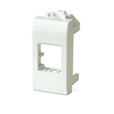 ДКС Адаптер для информационных разъемов SIEMON, слоновая кость, 1мод., 75608S