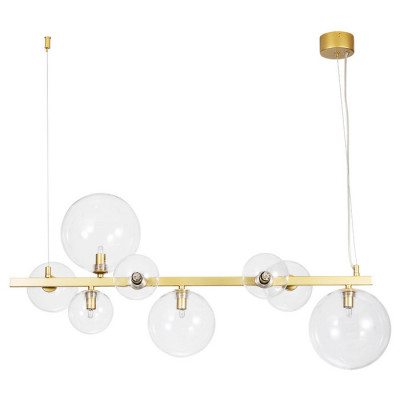 Arte Lamp VINCENT, Люстра, цвет арматуры - ЗОЛОТО, цвет плафона/декора - ПРОЗРАЧНЫЙ, 8х40W G9, A7790SP-8GO