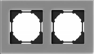 Donel A07 Natural Дымчатое стекло рамка 2-я, серия DB, DEN212SG