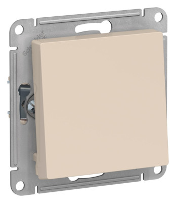 ATN000261 - ATLASDESIGN 1-клавишный ПЕРЕКЛЮЧАТЕЛЬ, сх.6, 10АХ, механизм, БЕЖЕВЫЙ, Systeme Electric